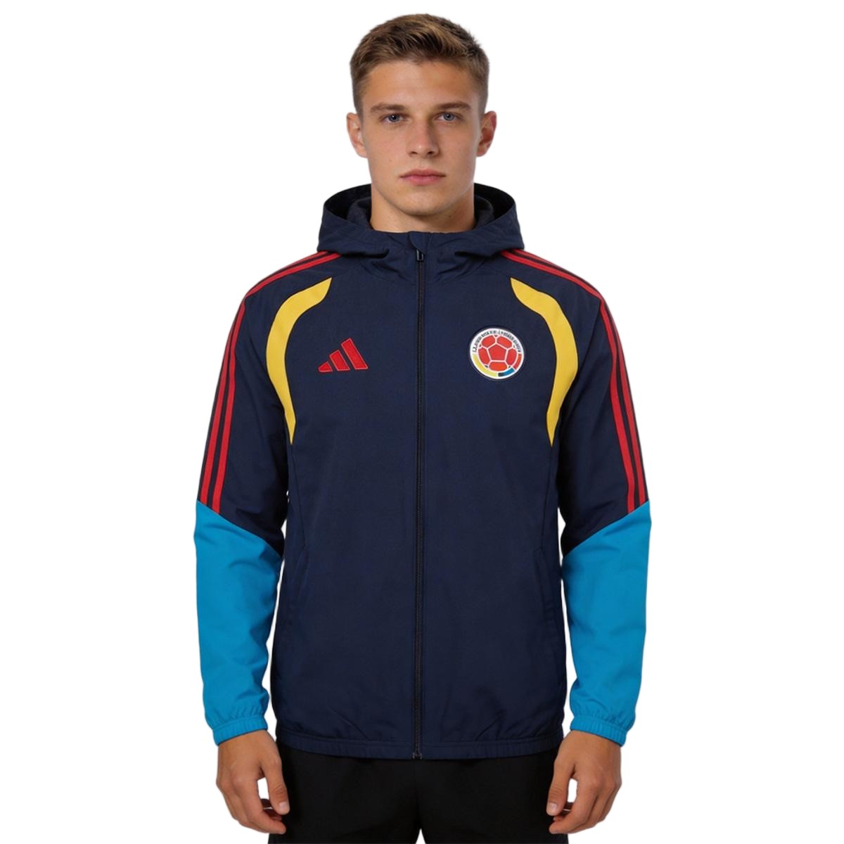 Colombia Windbreaker Hoodie Jacket Navy 2026 (back view)