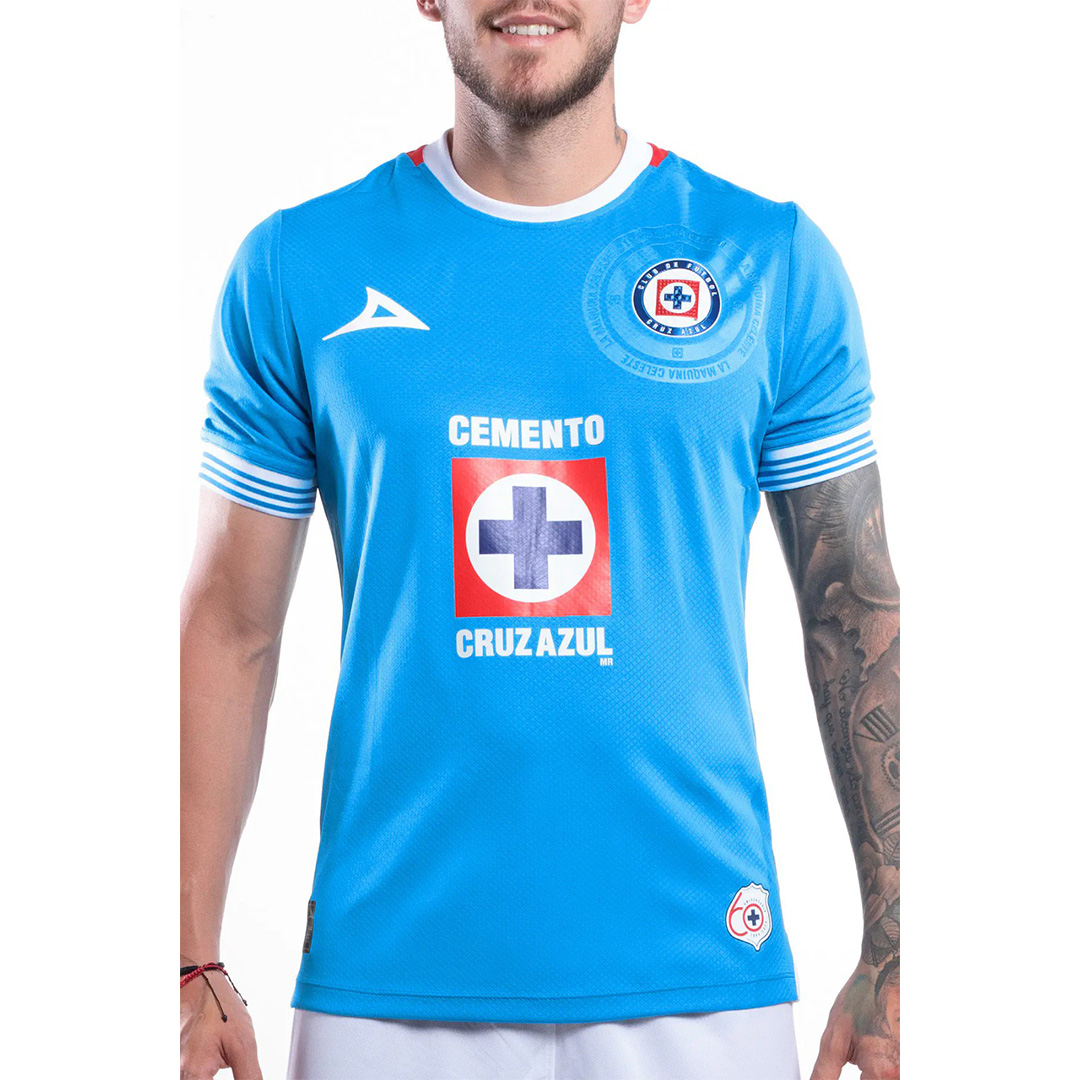 Cruz Azul Home Match Jersey 2024/25 (back view)