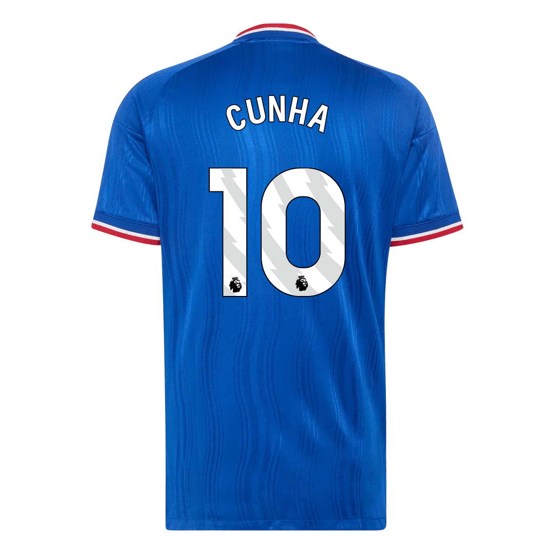 CUNHA #10 Manchester United Away Match Jersey Player Version 2026/27 (back view)