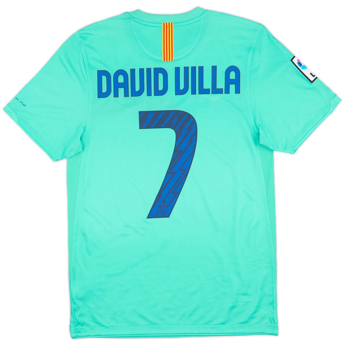 David Villa #7 Retro Barcelona Away Jersey 2010/11