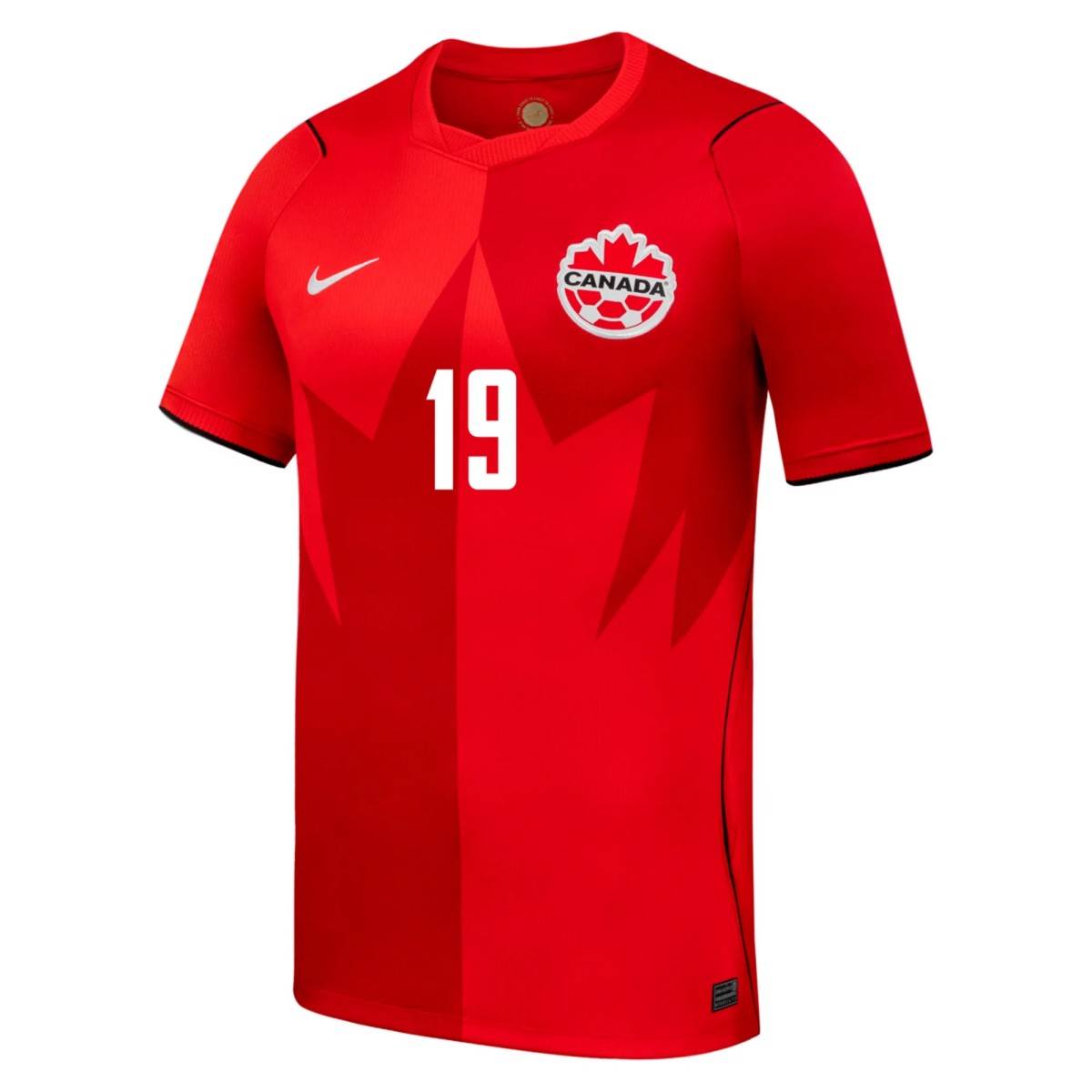 Davies #19 Canada Home Jersey World Cup 2026 (back view)