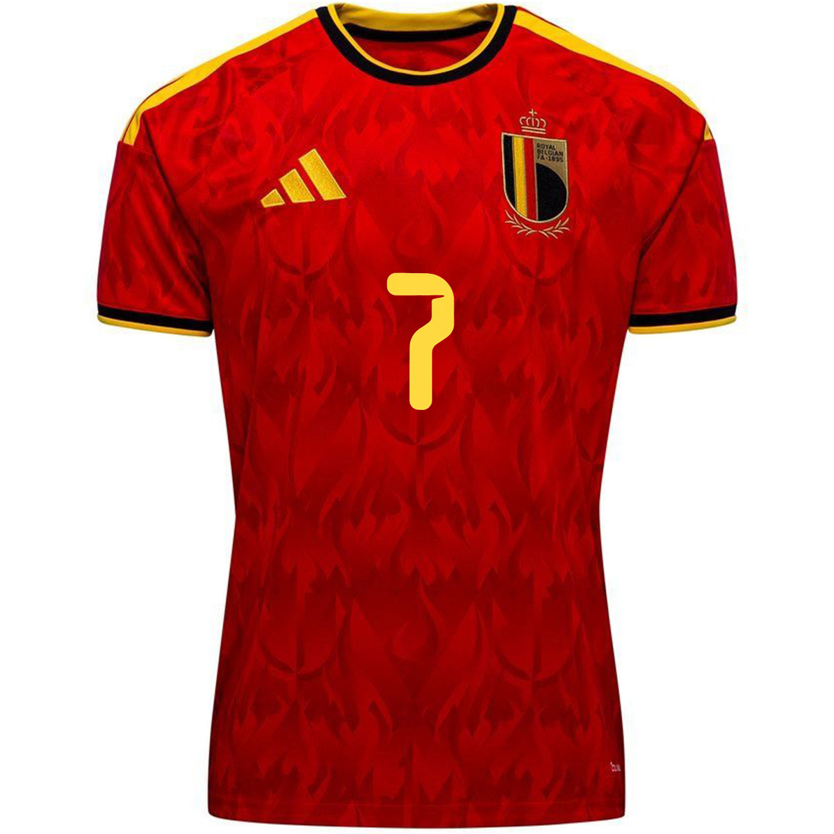 De Bruyne #7 Belgium Home Jersey World Cup 2026 (back view)