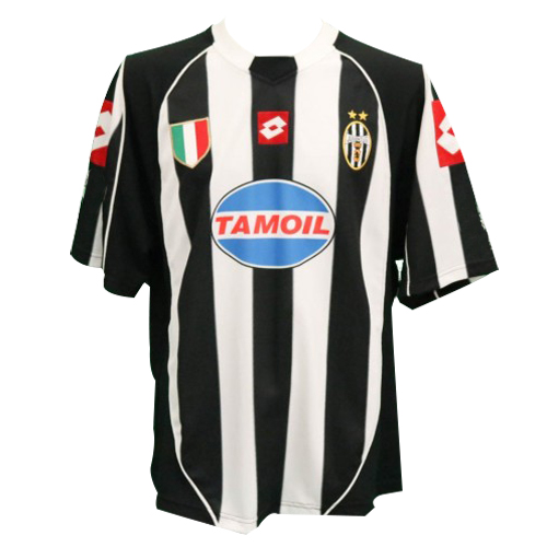 Del Piero #10 Retro Juventus Home Jersey 2002/03 (back view)