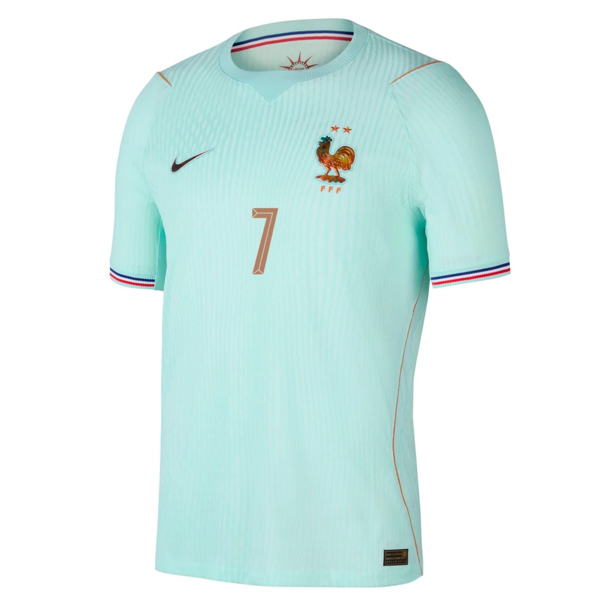 DEMBELE #7 France Away Match Jersey Player Version World Cup 2026 (back view)