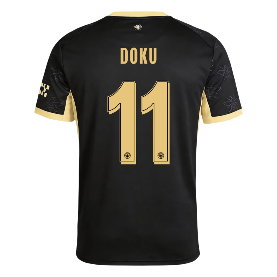 DOKU #11 Manchester City Away Jersey 2026/27 - UCL Font