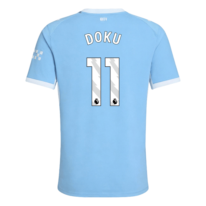 DOKU #11 Manchester City Home Match Jersey Player Version 2026/27