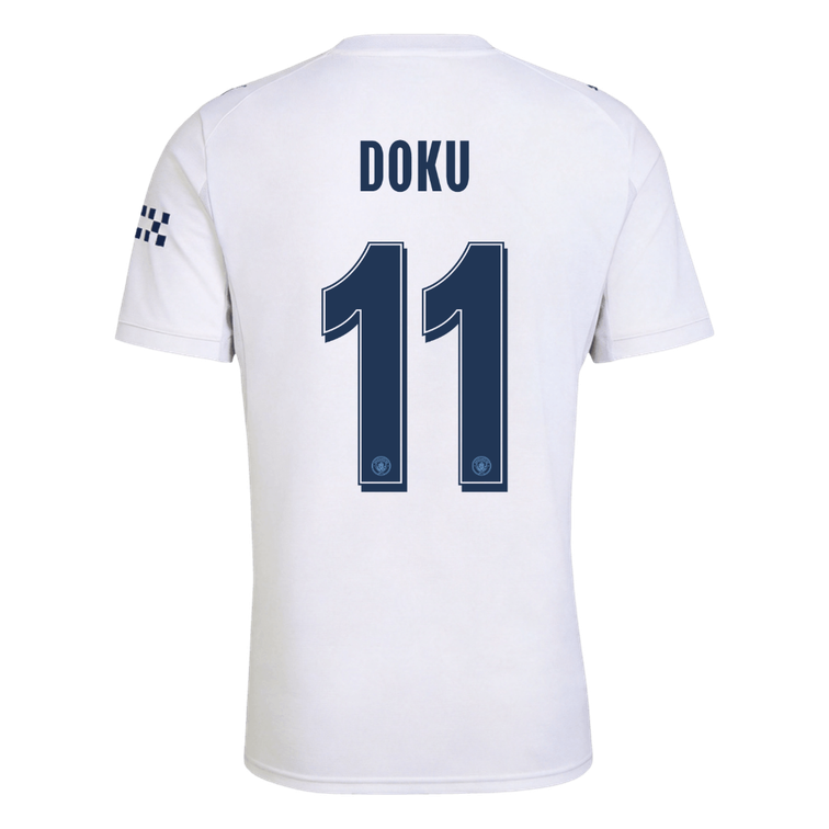 DOKU #11 Manchester City Third Jersey 2026/27 - UCL Font