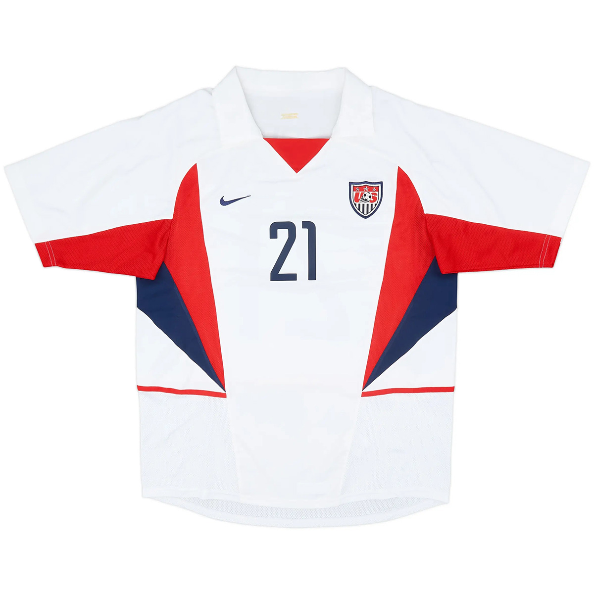 Donovan #21 Retro USA Home Jersey World Cup 2002 (back view)