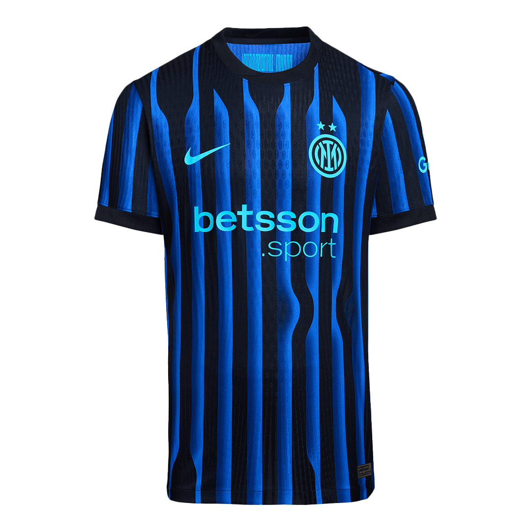 DUMFRIES #2 Inter Milan Home Match Jersey Player Version 2025/26 (back view)