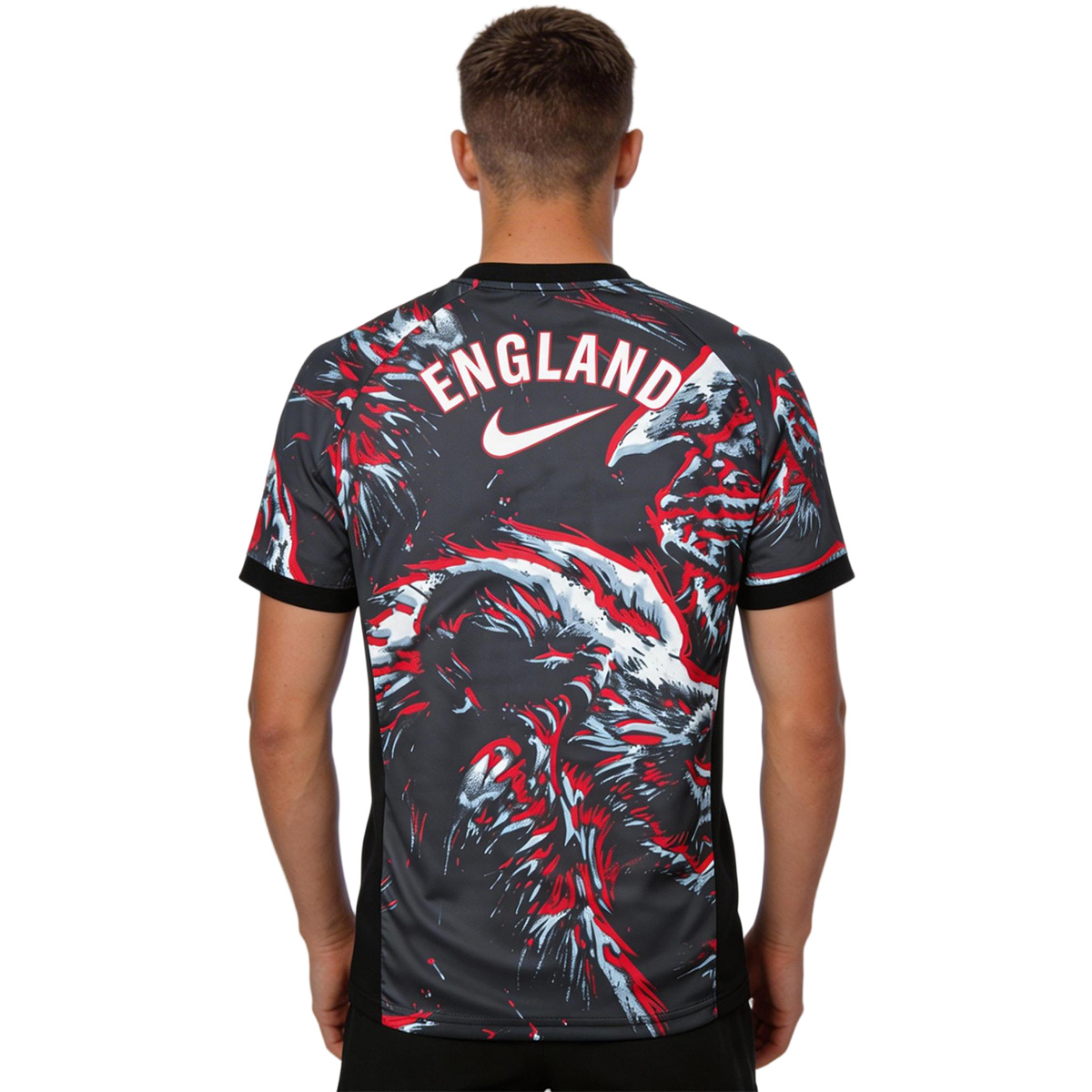 England Hollywood "Lifestyle" Goalkeeper Jersey World Cup 2026 (back view)