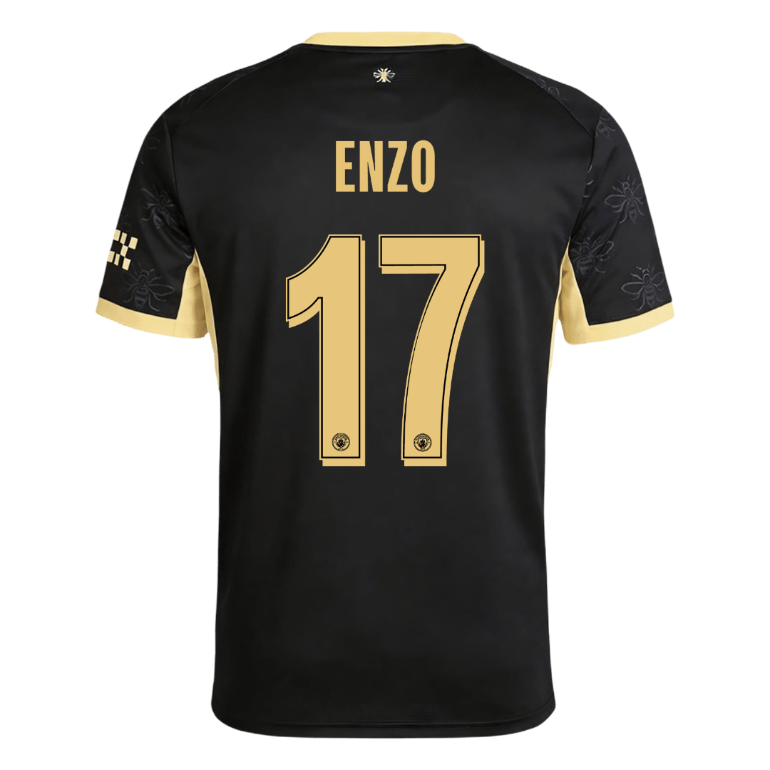 ENZO #17 Manchester City Away Jersey 2026/27 - UCL Font