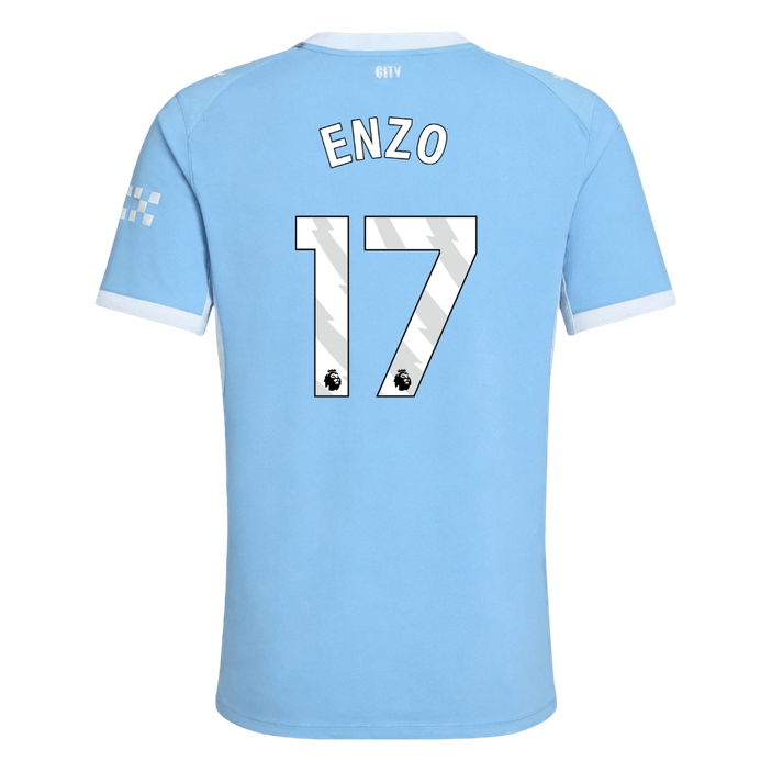 ENZO #17 Manchester City Home Match Jersey Player Version 2026/27
