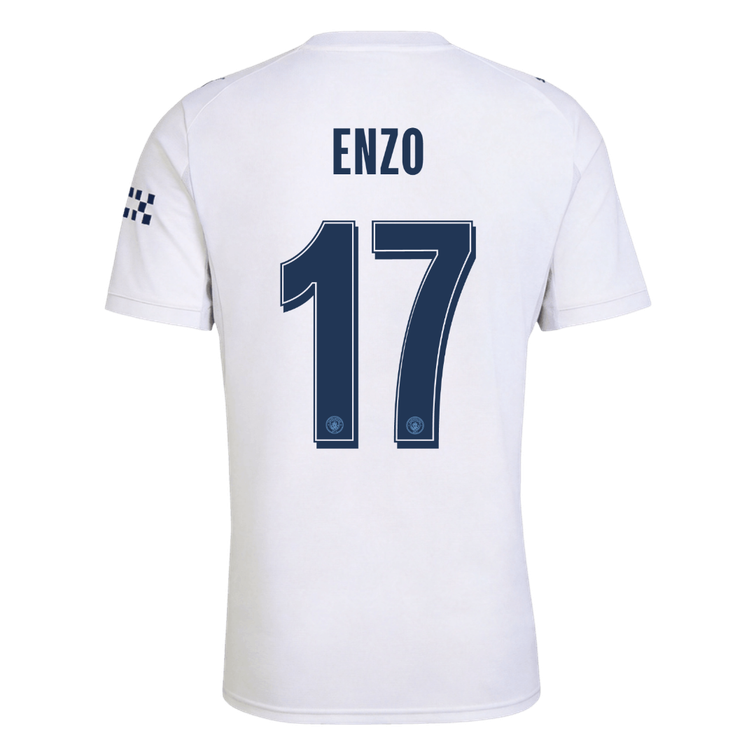 ENZO #17 Manchester City Third Jersey 2026/27 - UCL Font