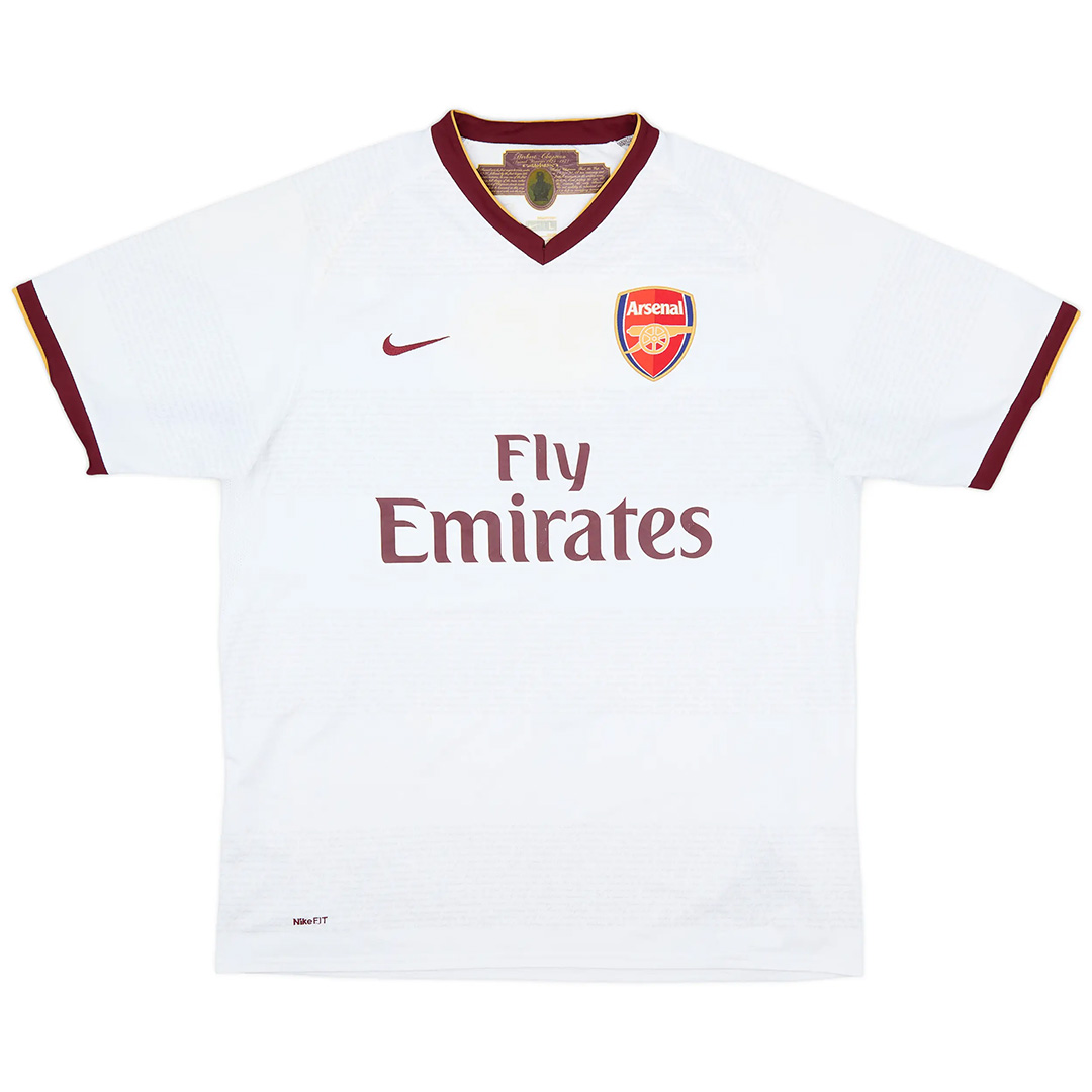 FABREGAS #4 Retro Arsenal Away Jersey 2007/08 (back view)