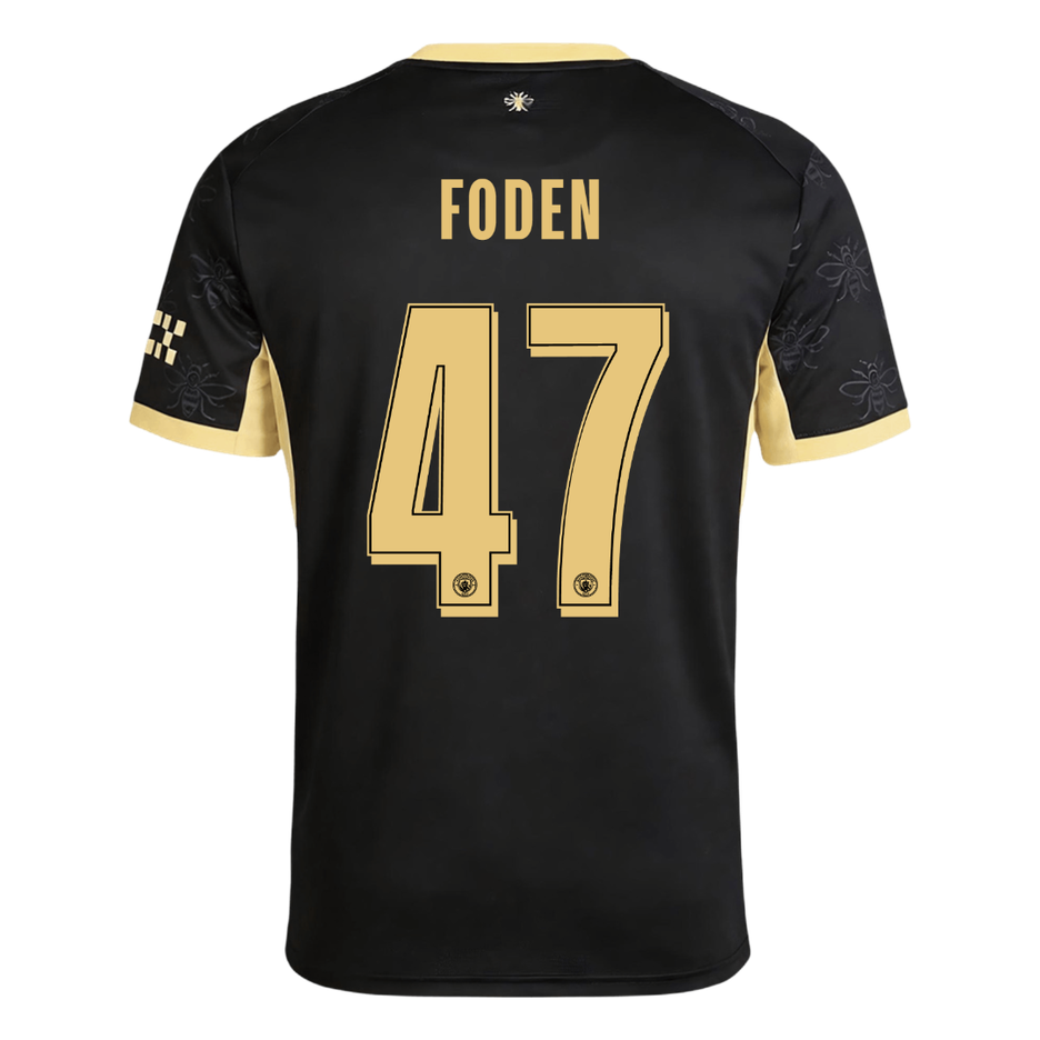 FODEN #47 Manchester City Away Jersey 2026/27 - UCL Font