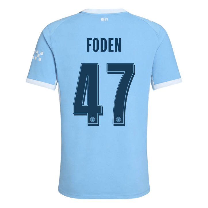 FODEN #47 Manchester City Home Match Jersey Player Version 2026/27