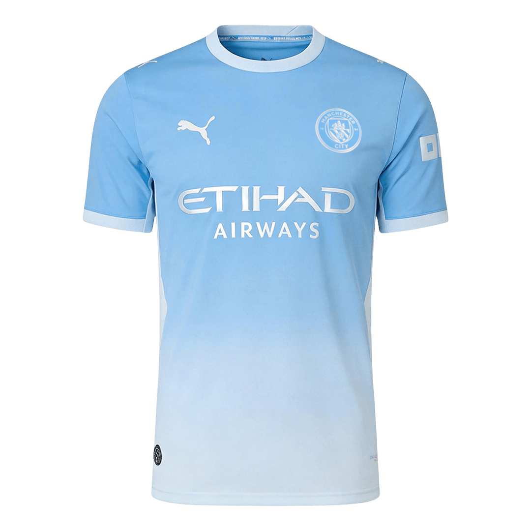 HAALAND #9 Manchester City Home Match Jersey Player Version 2026/27 (back view)
