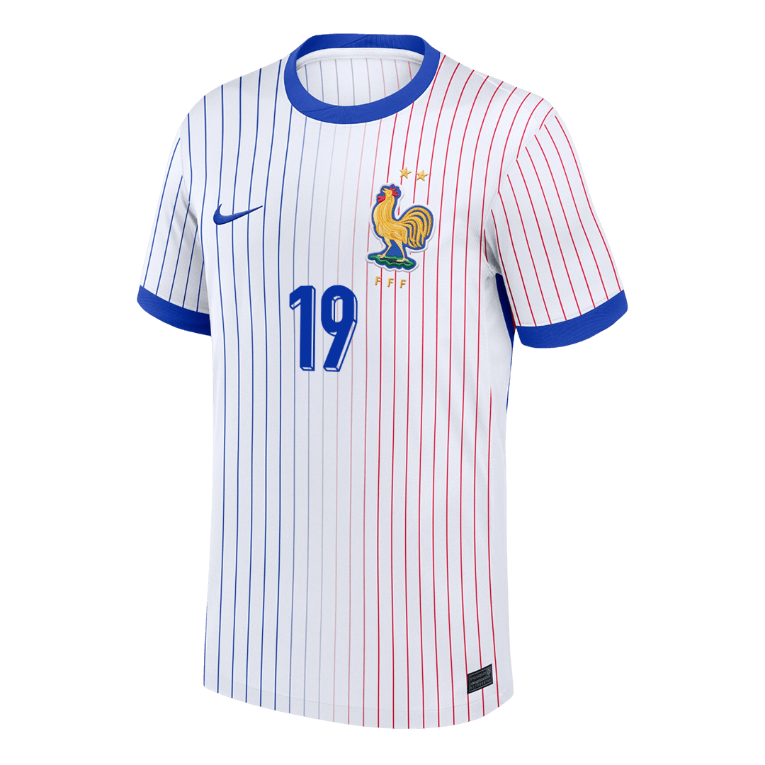 FOFANA #19 France Away Jersey 2024 (back view)