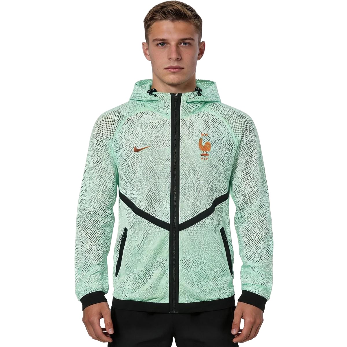 France Hoodie Jacket Green 2026