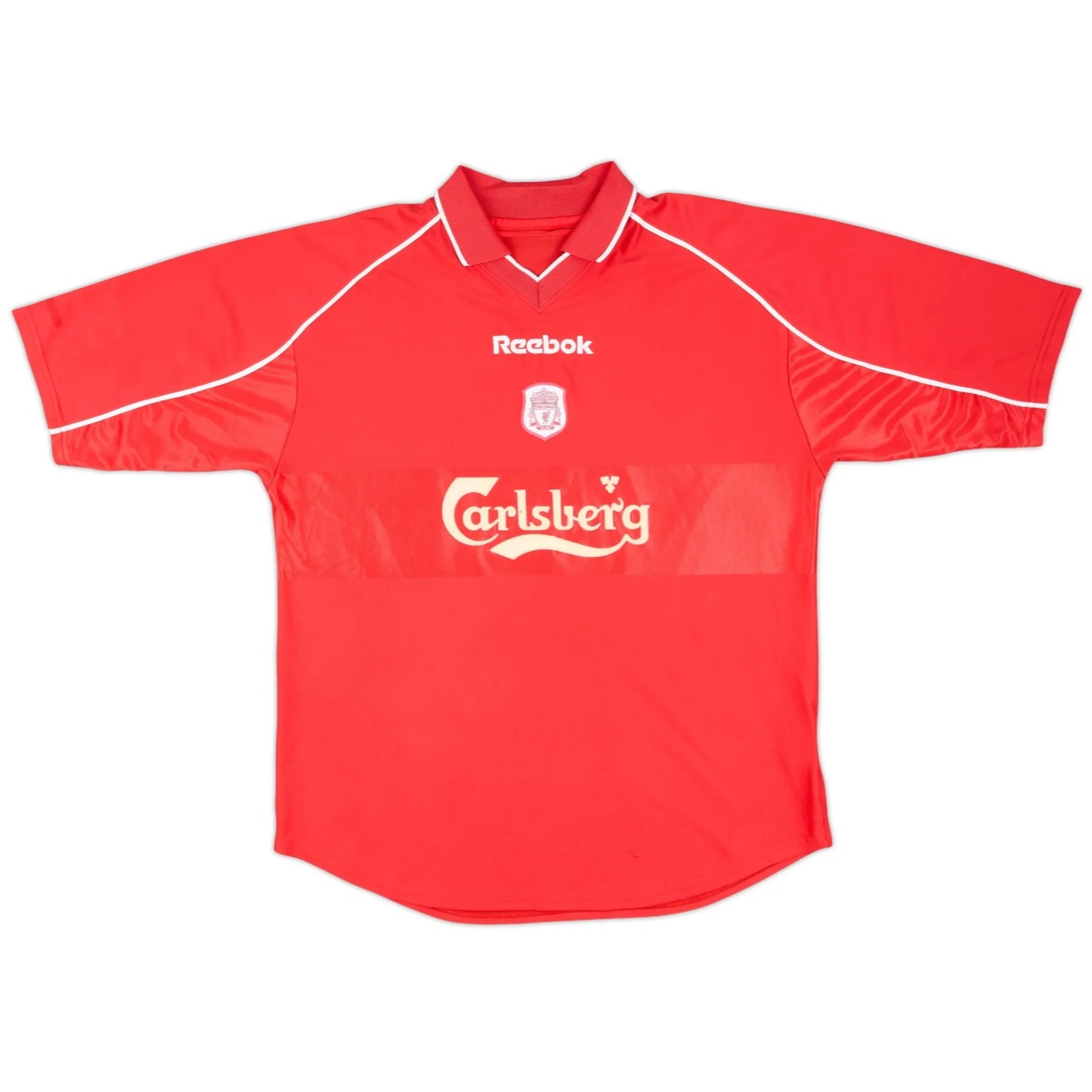 Gerrard #17 Retro Liverpool Home Jersey 2000/02 (back view)