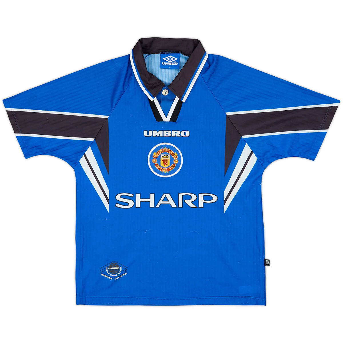 Giggs #11 Retro Manchester United Third Jersey 1996/98 (back view)