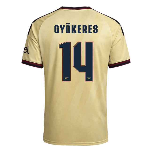 GYÖKERES #14 Arsenal Third Match Jersey Player Version 2026/27 - UCL Font