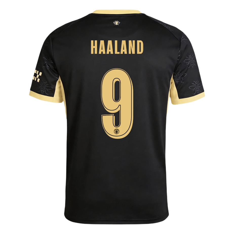 HAALAND #9 Manchester City Away Jersey 2026/27 - UCL Font