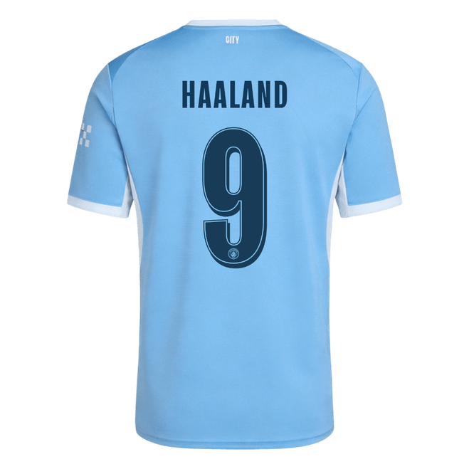 HAALAND #9 Manchester City Home Jersey 2026/27 - UCL Font