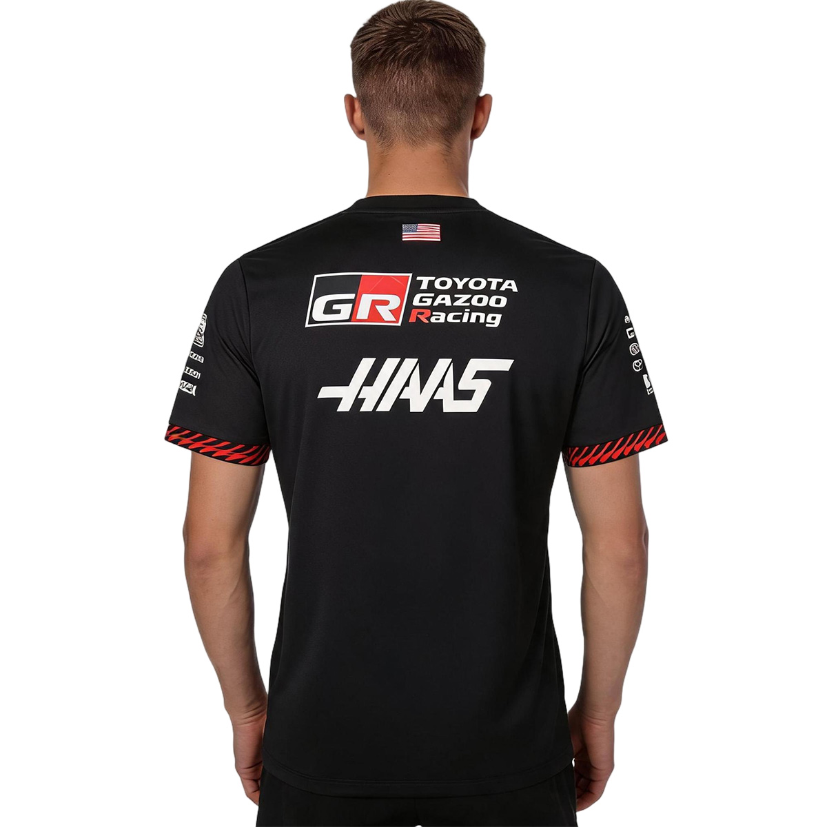 Haas F1 Racing Team Set Up T-Shirt 2026 (back view)