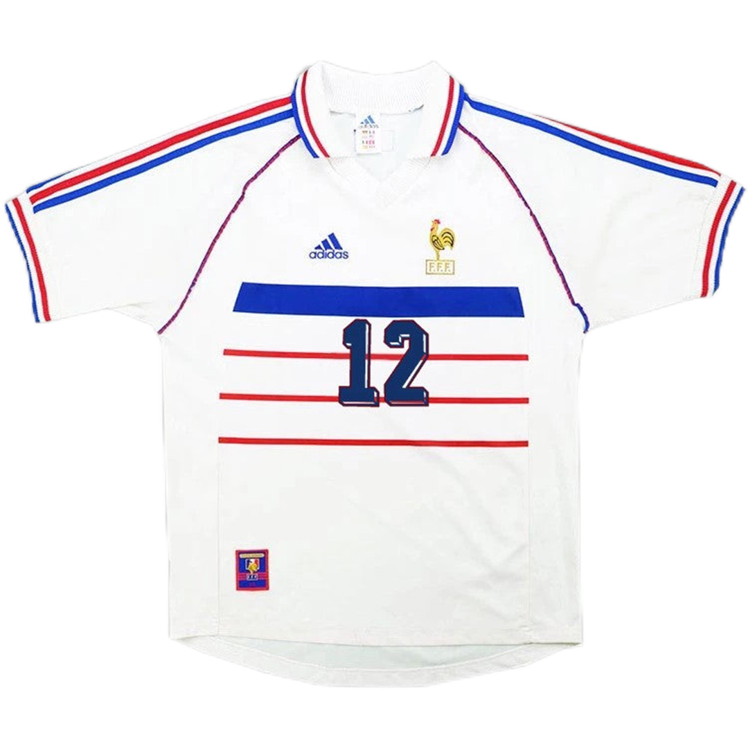 HENRY #12 Retro France Away Jersey World Cup 1998 (back view)