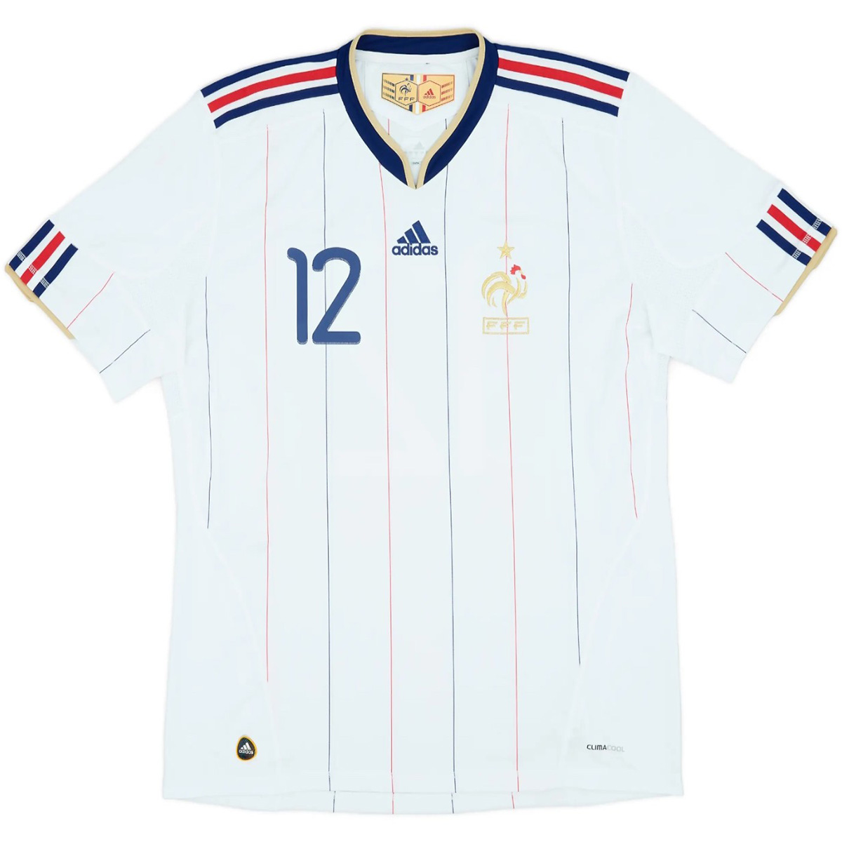 HENRY #12 Retro France Away Jersey World Cup 2010 (back view)