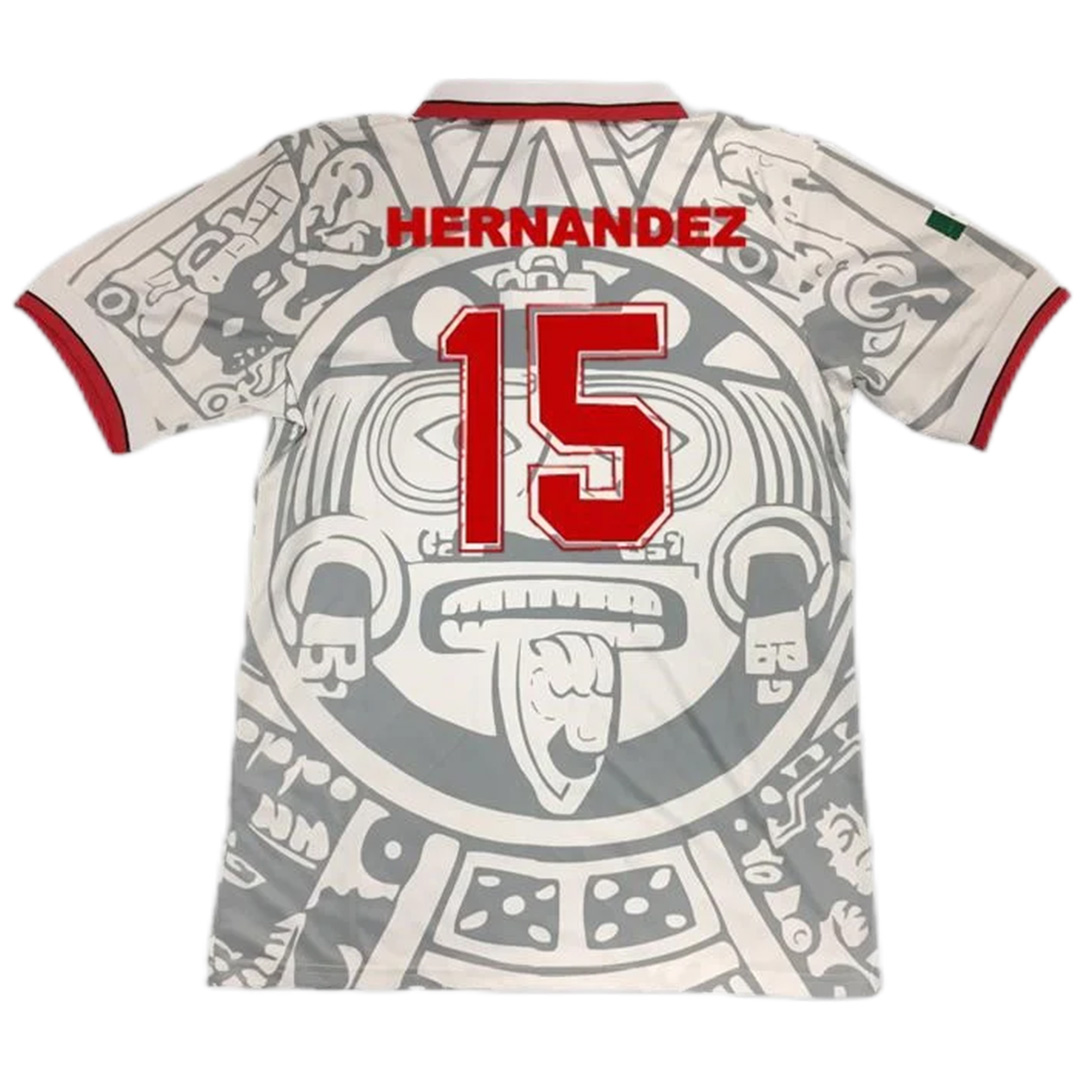 HERNANDEZ #15 Retro Mexico Away Jersey World Cup 1998
