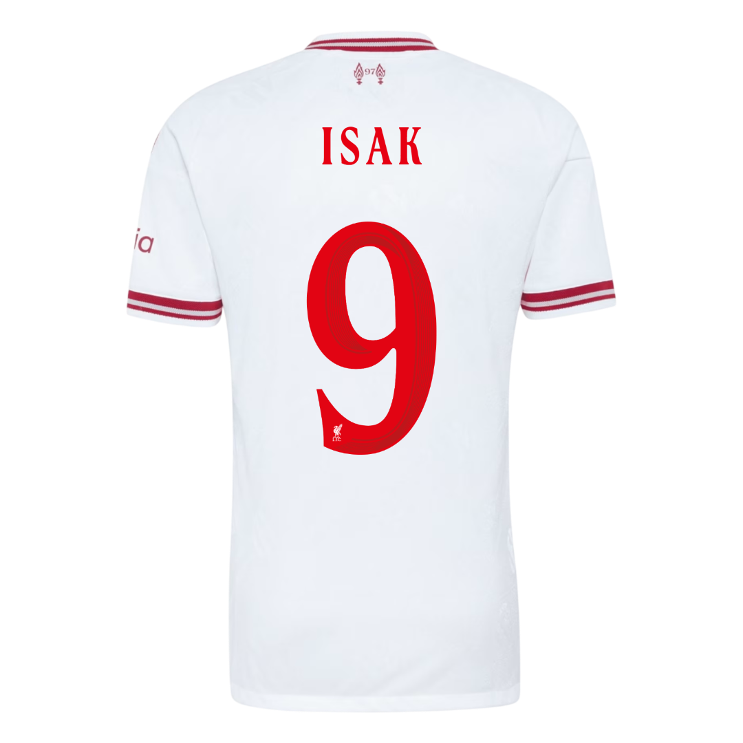 ISAK #9 Liverpool Away Match Jersey Player Version 2026/27 - UCL Font