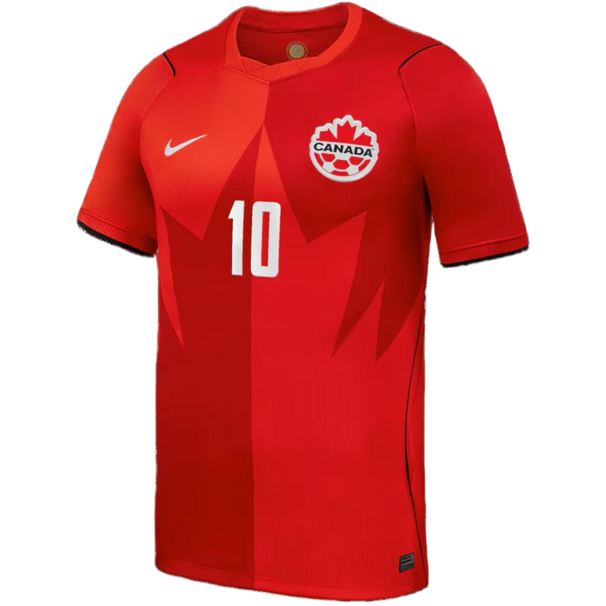 J. DAVID #10 Canada Home Jersey World Cup 2026 (back view)