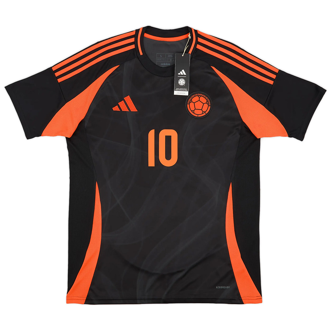 JAMES #10 Colombia Away Jersey Copa America 2024 (back view)