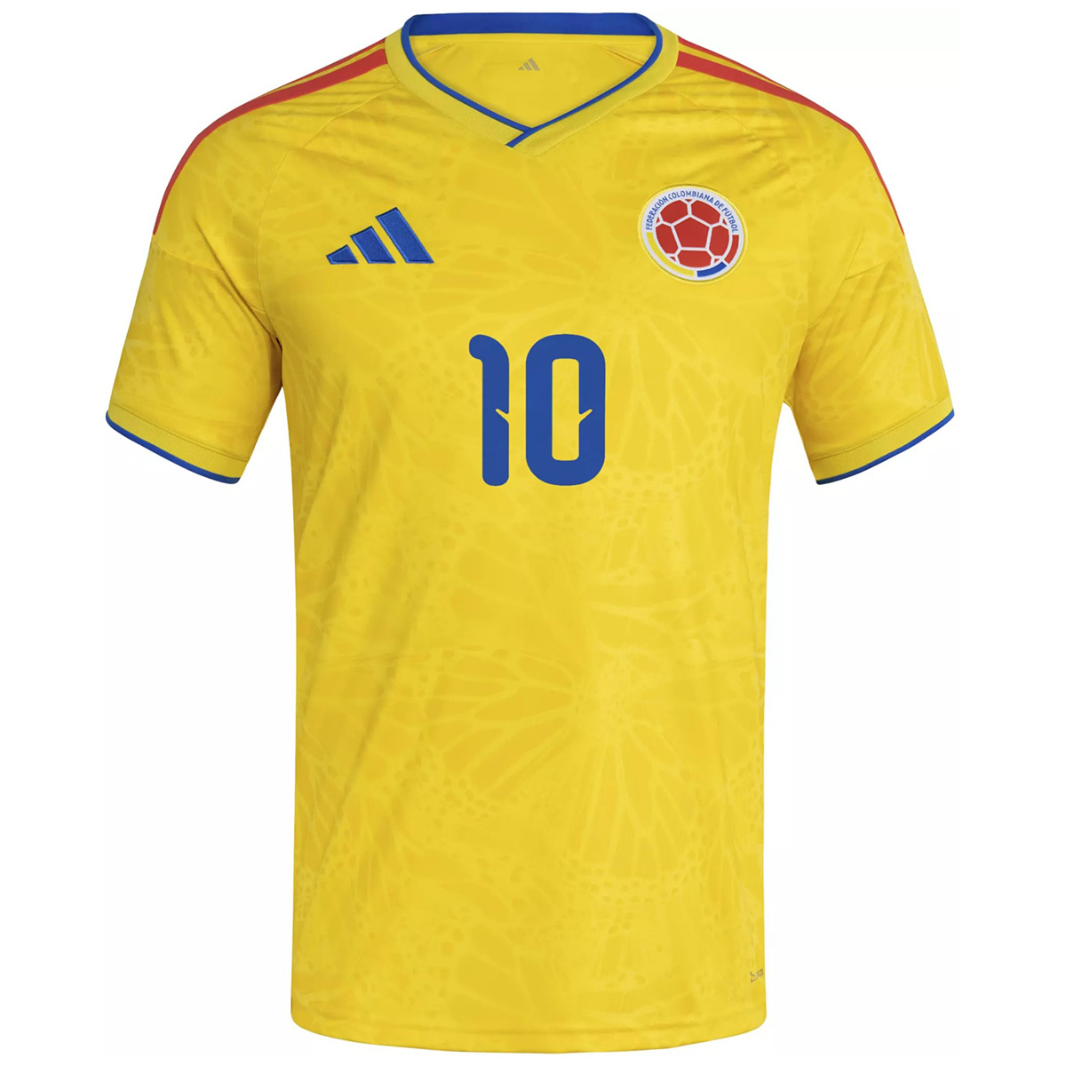 James #10 Colombia Home Jersey World Cup 2026 (back view)
