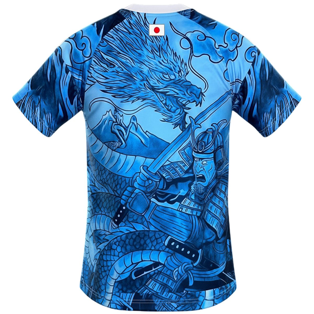 Japan x Y-3 Samurai Jersey 2026 (back view)