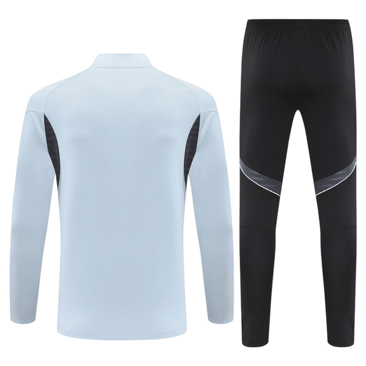 Japan Zipper Sweatshirt Kit(Top+Pants) White 2026 (back view)
