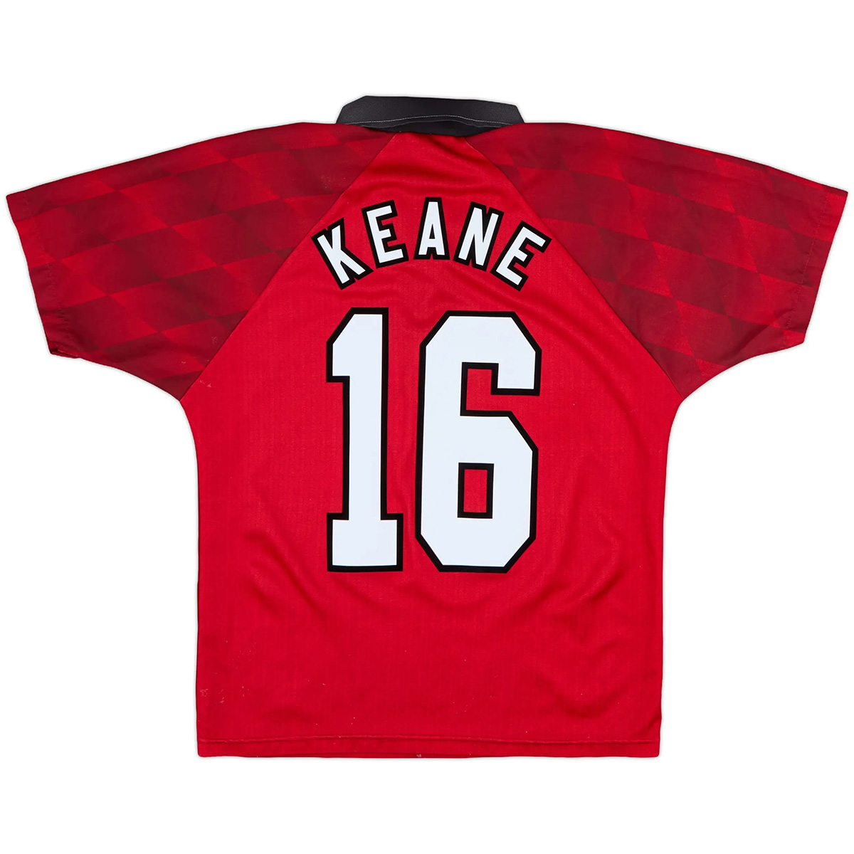 Keane #16 Retro Manchester United Home Jersey 1996/98