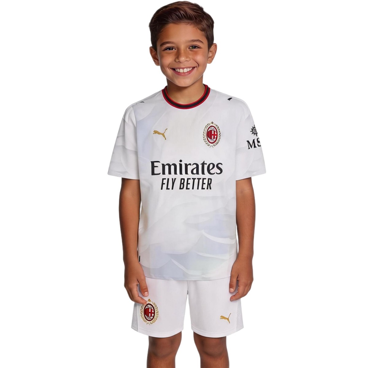 Kids AC Milan Away Jersey Kit 2026/27