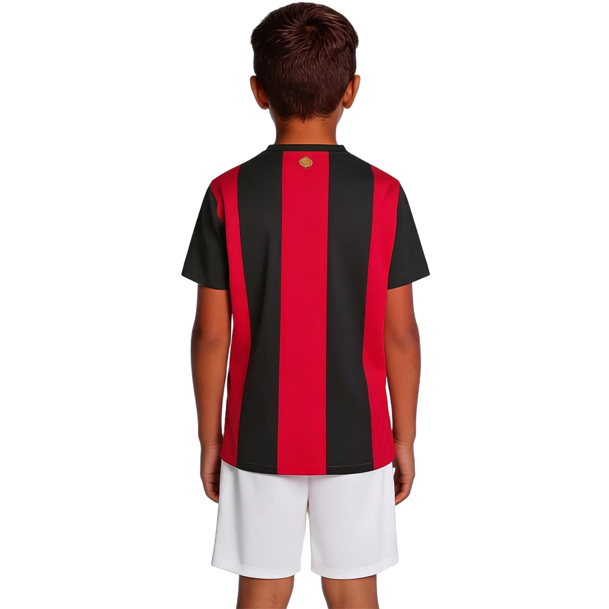 Kids AC Milan Home Jersey Kit 2026/27 (back view)