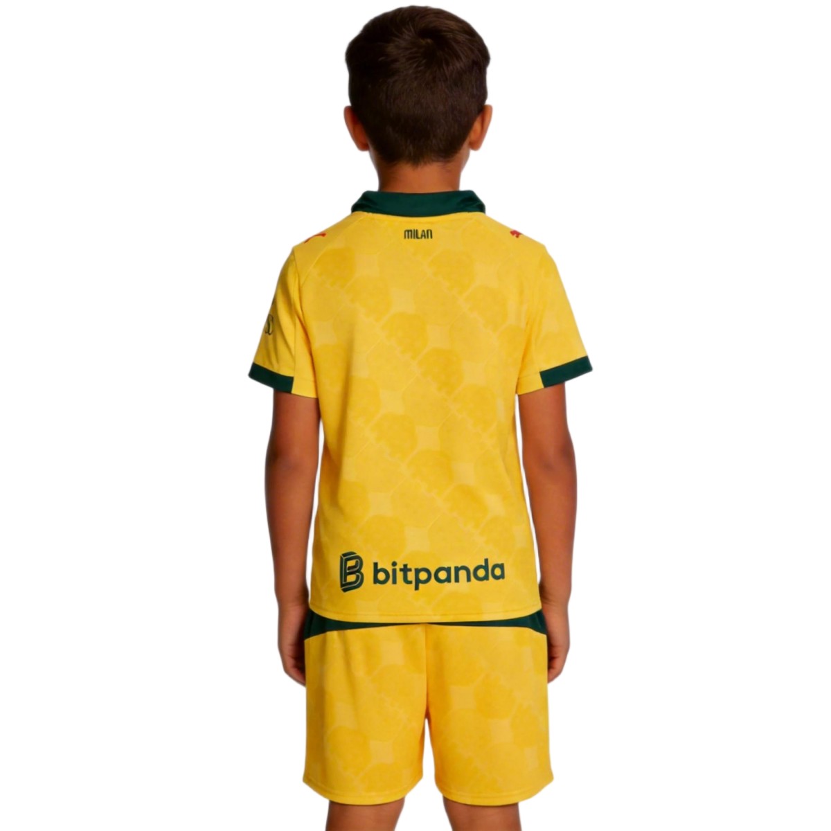Kids AC Milan Third Jersey Kit 2025/26 (back view)