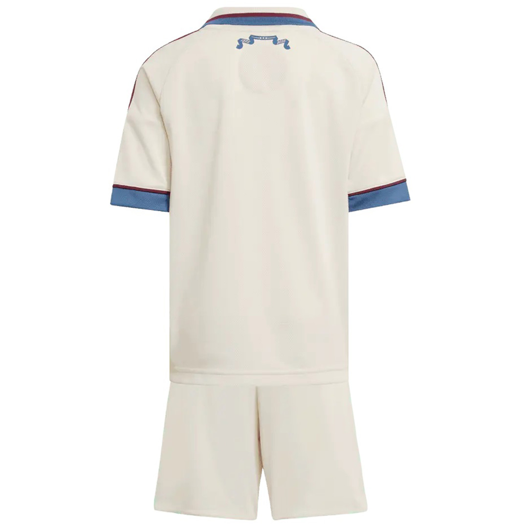 Kids Ajax Third Jersey Kit 2025/26 (back view)