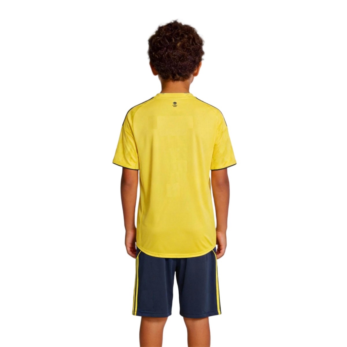 Kids Al Nassr Home Jersey Kit 2025/26 (back view)