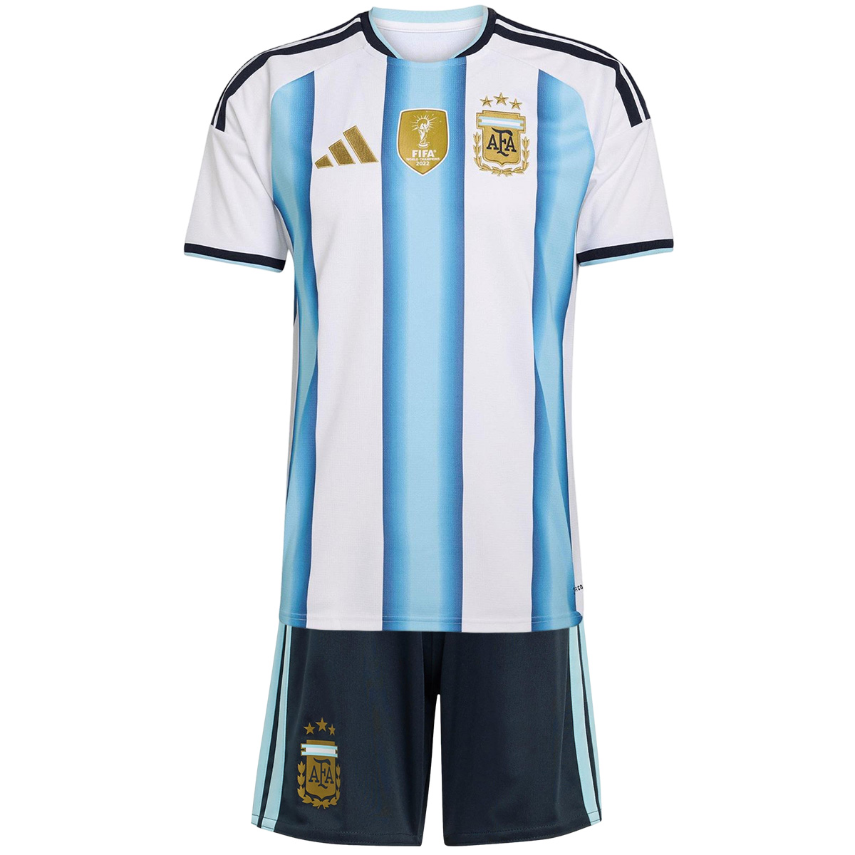 Kids Argentina Home Jersey Kit World Cup 2026 (back view)