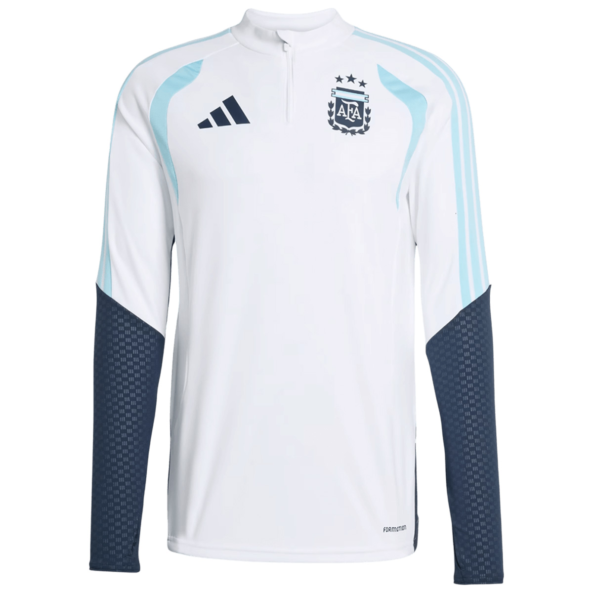 Kids Argentina Training Tracksuit Kit(Jacket+Pants) White 2026 (back view)