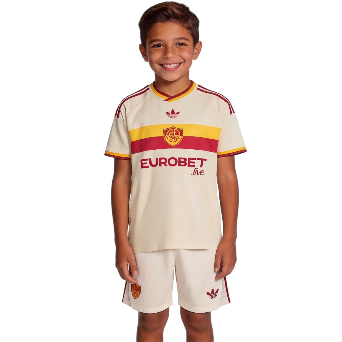 Kids AS Roma Away Jersey Kit 2026/27