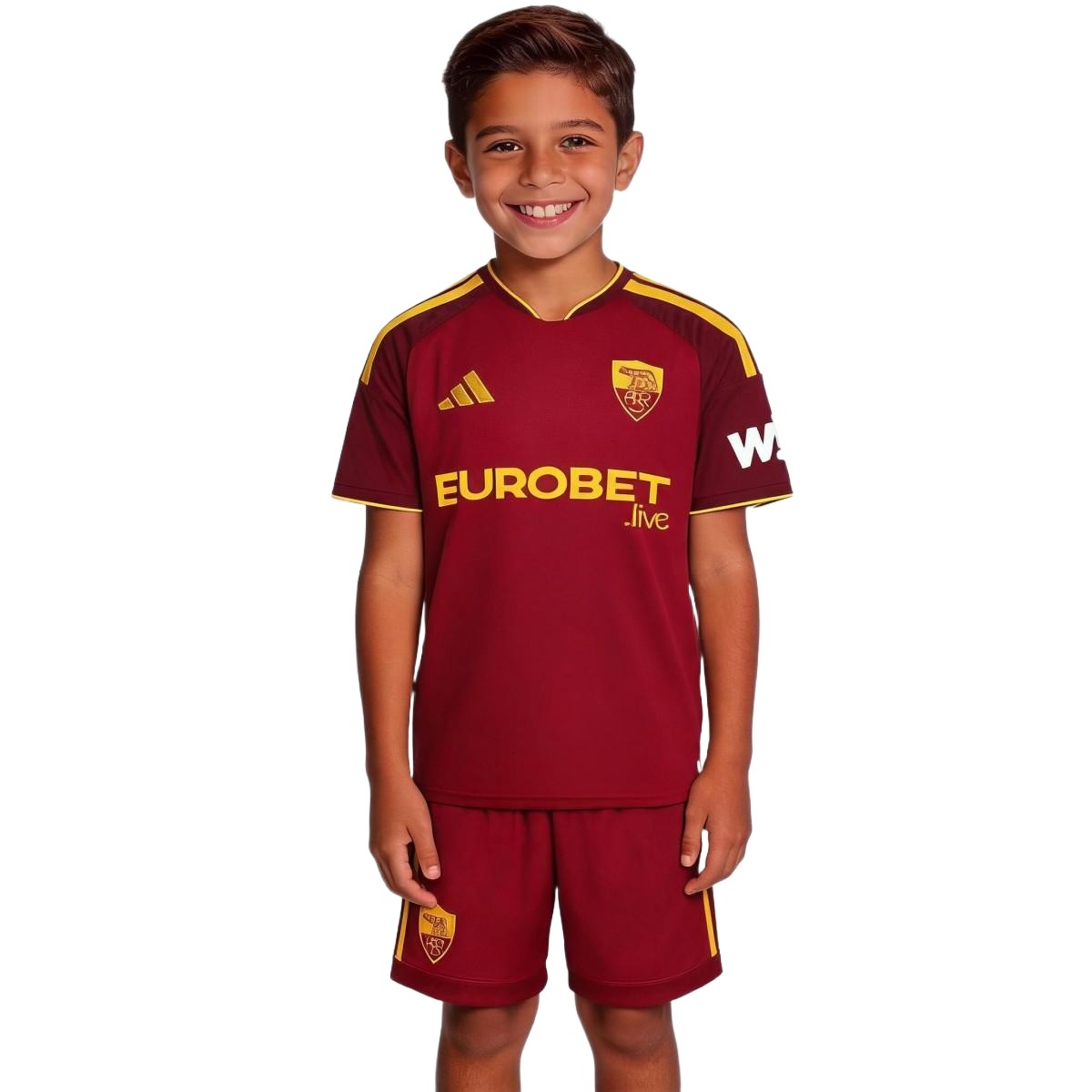 Kids AS Roma Home Jersey Kit 2026/27