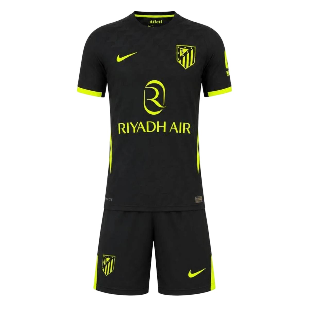 Kids Atletico Madrid Away Jersey Kit 2026/27 (back view)