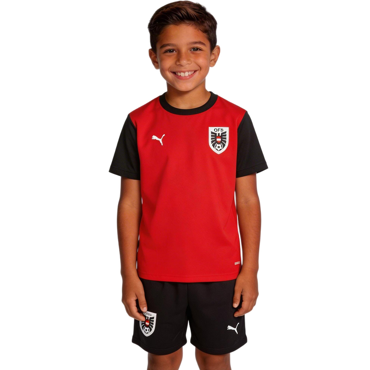 Kids Austria Home Jersey Kit World Cup 2026